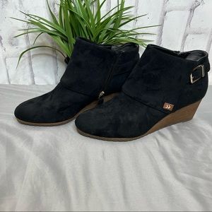 Dr. Scholl’s Create Wedge Black Ankle Boots 10